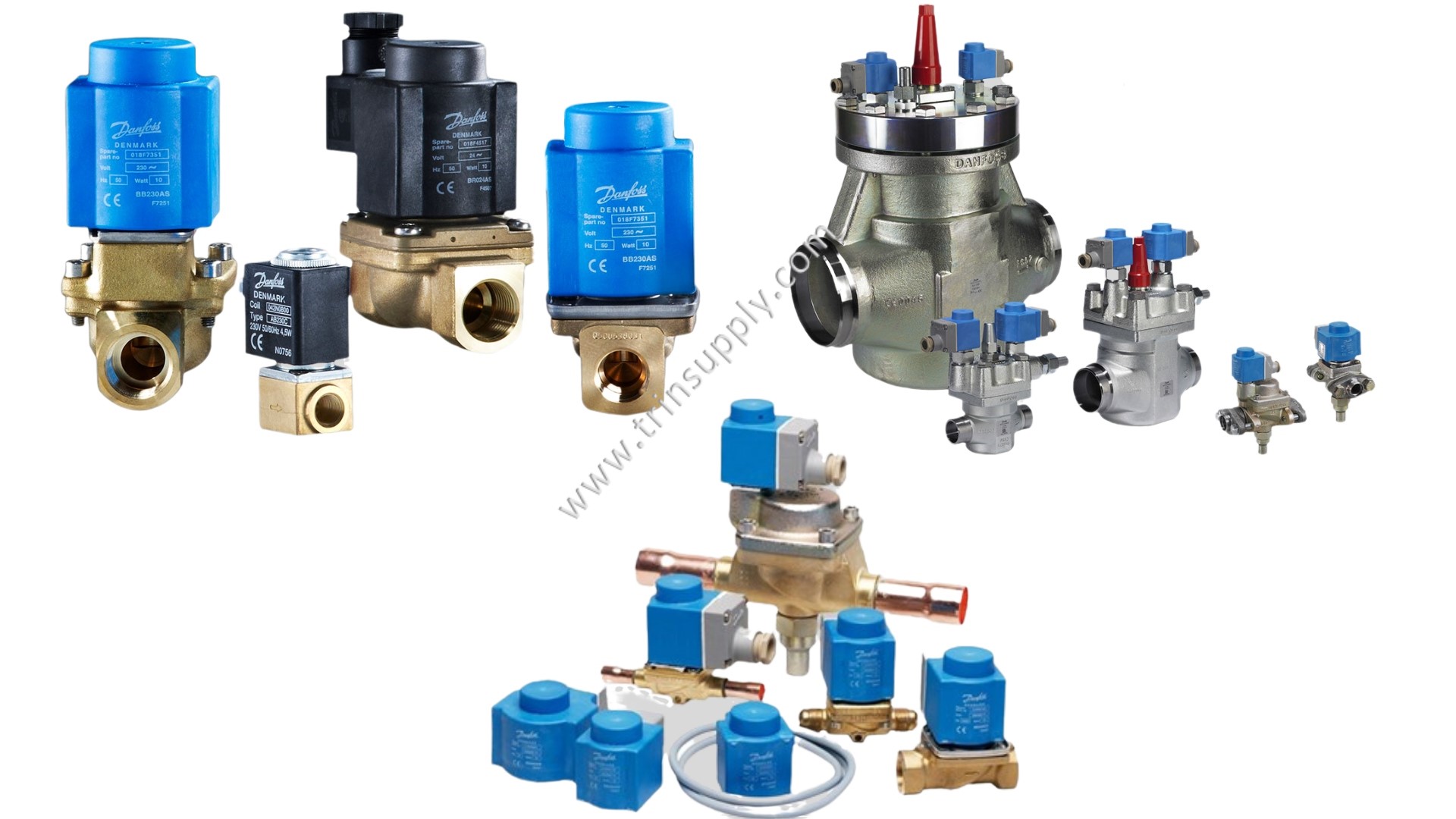 Válvula solenoide, EV250B, Función: NO, G, 1/2, 4 m³/h, FKM 032U5353 DANFOSS